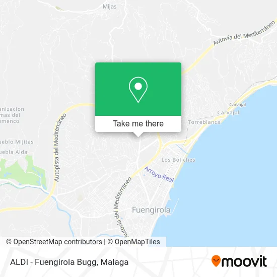 ALDI - Fuengirola Bugg map