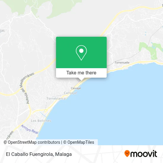 El Caballo Fuengirola map