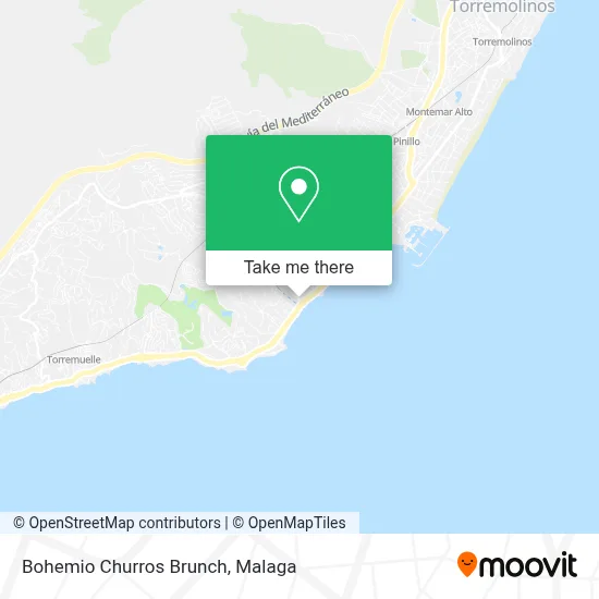 Bohemio Churros Brunch map