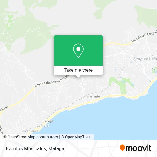 Eventos Musicales map