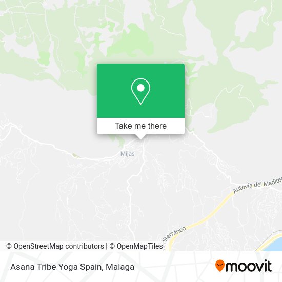 Asana Tribe Yoga Spain map