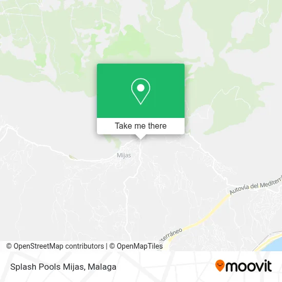 Splash Pools Mijas map