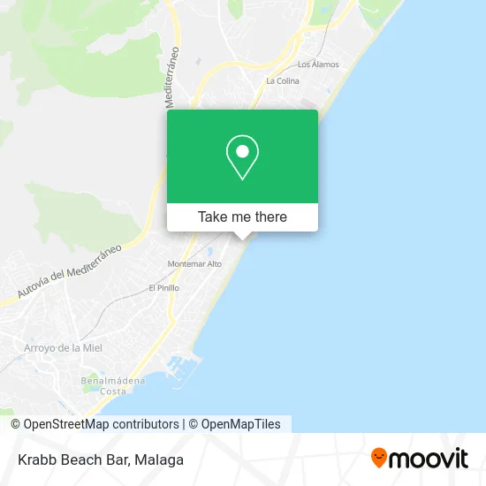 Krabb Beach Bar map