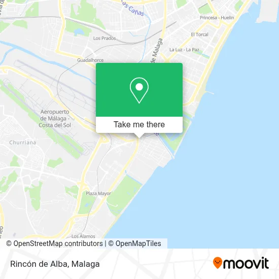 Rincón de Alba map