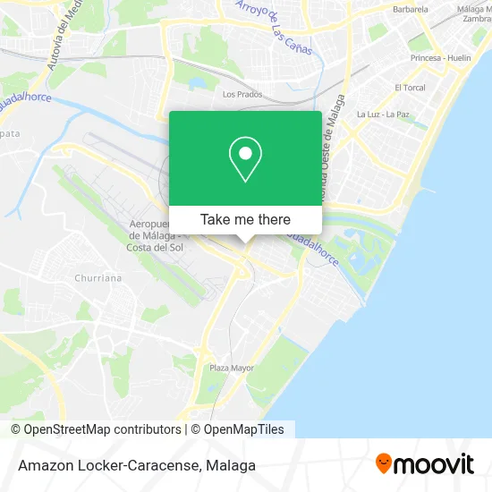 Amazon Locker-Caracense map