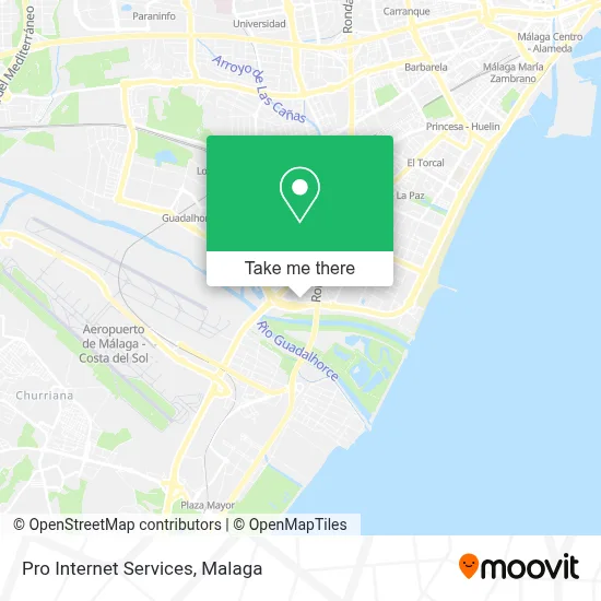 Pro Internet Services map