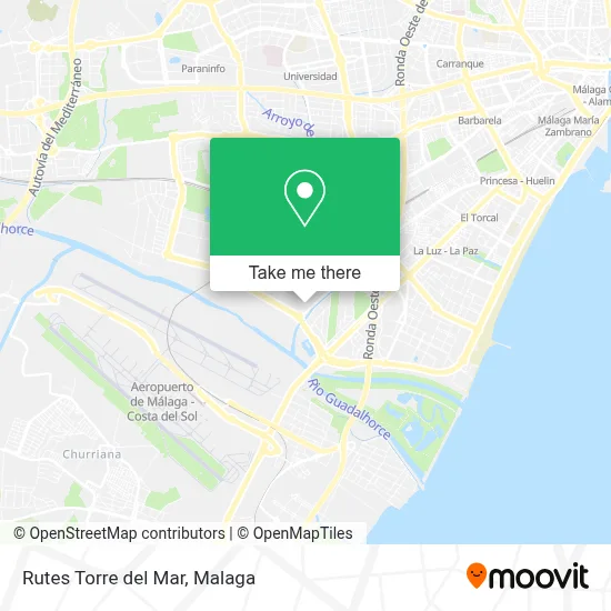 Rutes Torre del Mar map