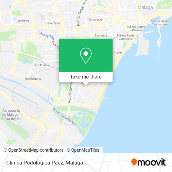 Clínica Podológica Páez map