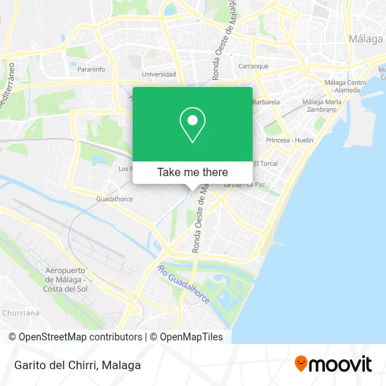 Garito del Chirri map