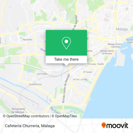 Cafeteria Churrería map