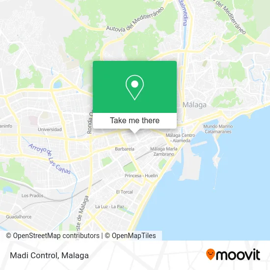 mapa Madi Control