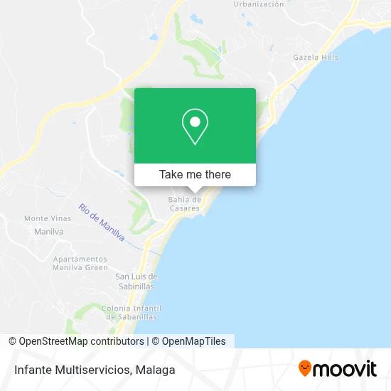 Infante Multiservicios map