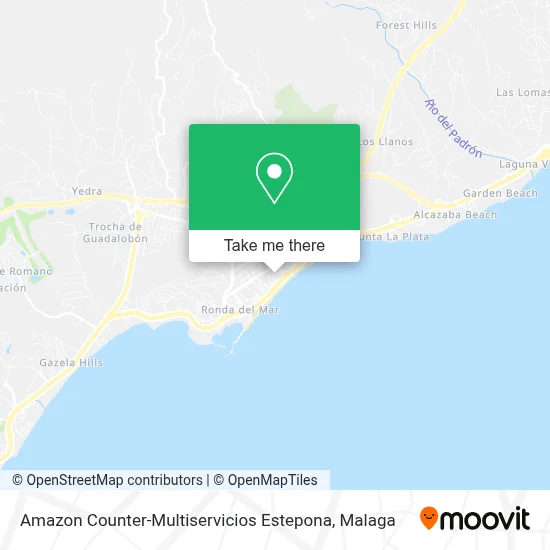 Amazon Counter-Multiservicios Estepona map