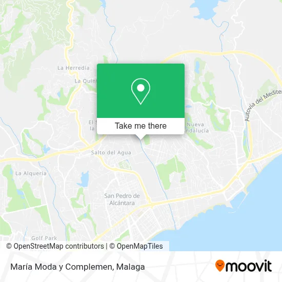 María Moda y Complemen map