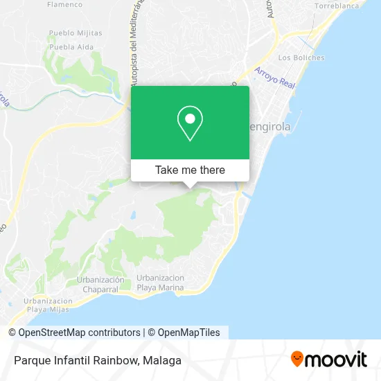 Parque Infantil Rainbow map