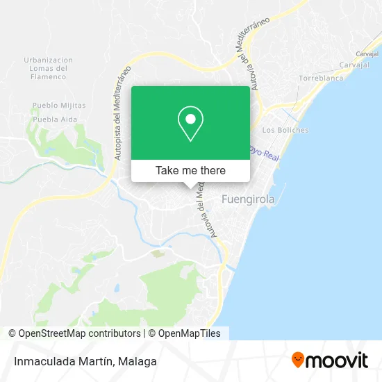 Inmaculada Martín map