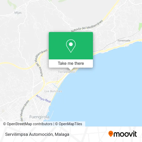 Servilimpsa Automoción map