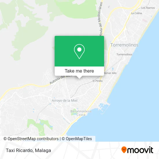 Taxi Ricardo map