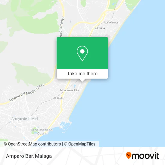 Amparo Bar map