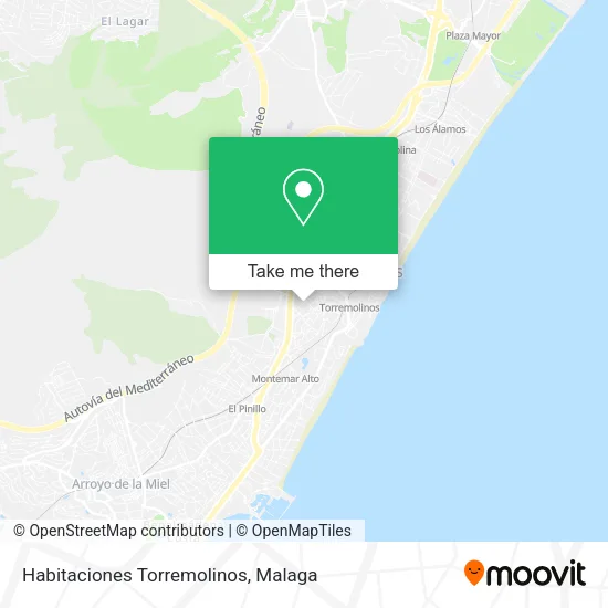Habitaciones Torremolinos map