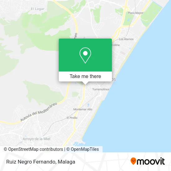 Ruiz Negro Fernando map