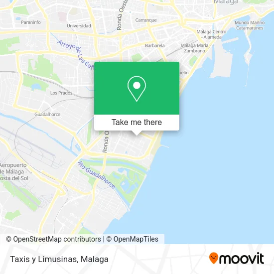 mapa Taxis y Limusinas