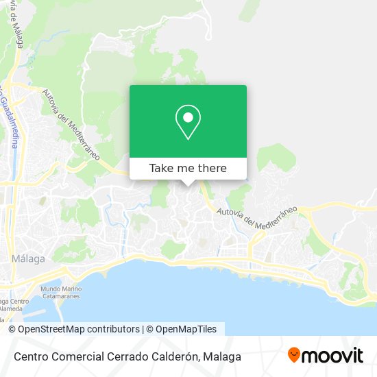 Centro Comercial Cerrado Calderón map