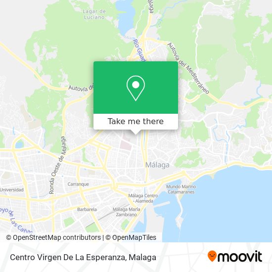 mapa Centro Virgen De La Esperanza