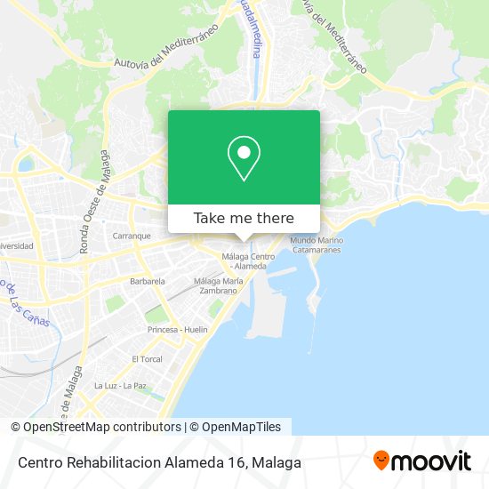 Centro Rehabilitacion Alameda 16 map