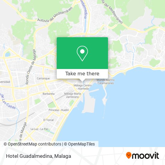 Hotel Guadalmedina map