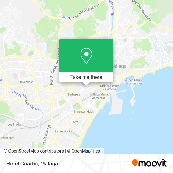 Hotel Goartin map