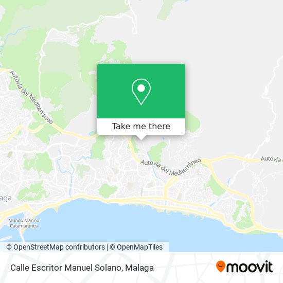 Calle Escritor Manuel Solano map