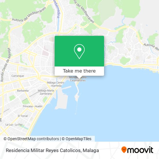Residencia Militar Reyes Catolicos map