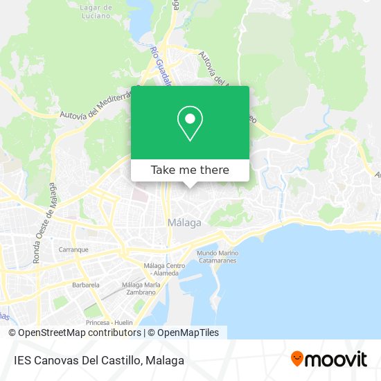 mapa IES Canovas Del Castillo