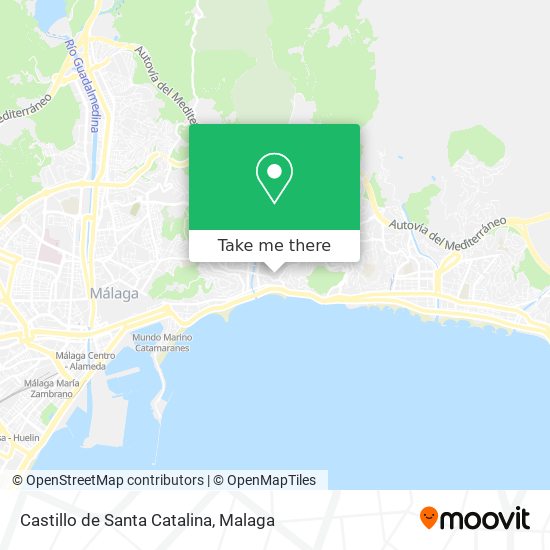 Castillo de Santa Catalina map