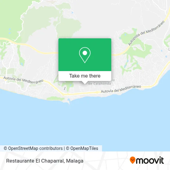 Restaurante El Chaparral map