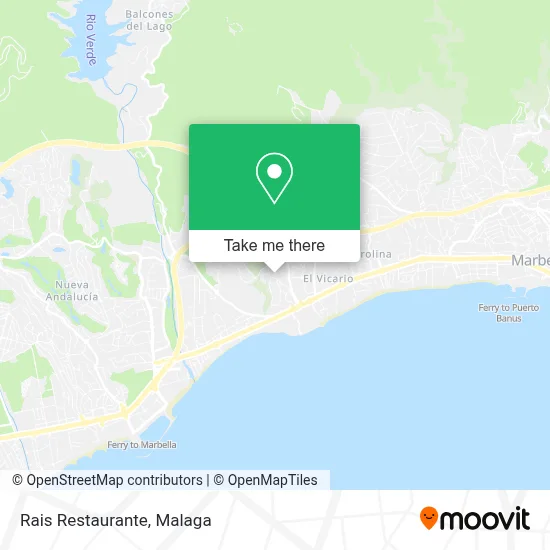 Rais Restaurante map
