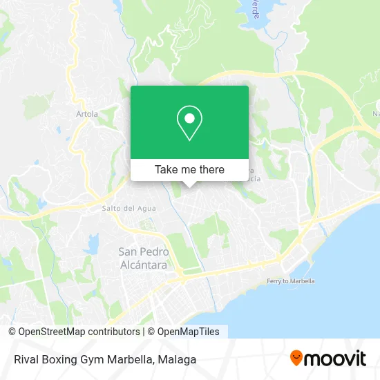 Rival Boxing Gym Marbella map
