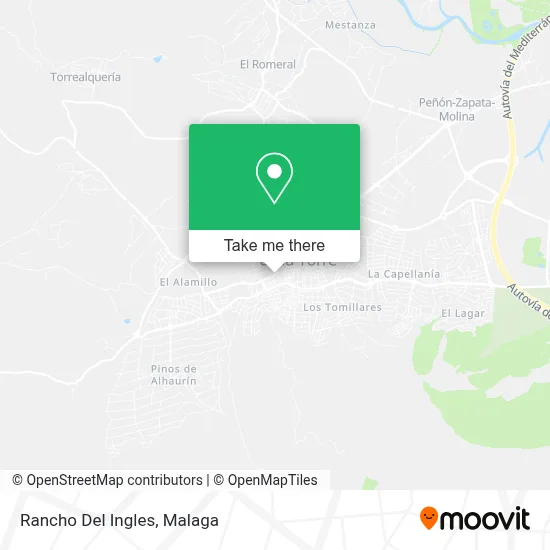 Rancho Del Ingles map