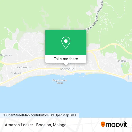 Amazon Locker - Bodelon map