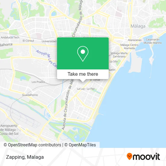 Zapping map