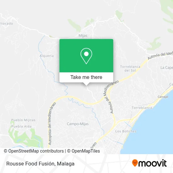Rousse Food Fusión map