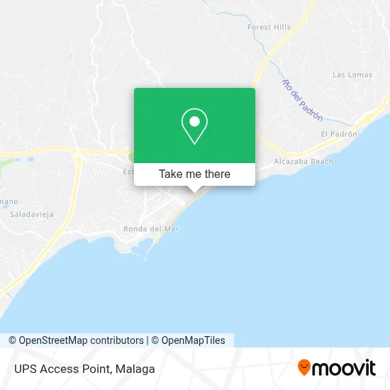 Ups Access Point map
