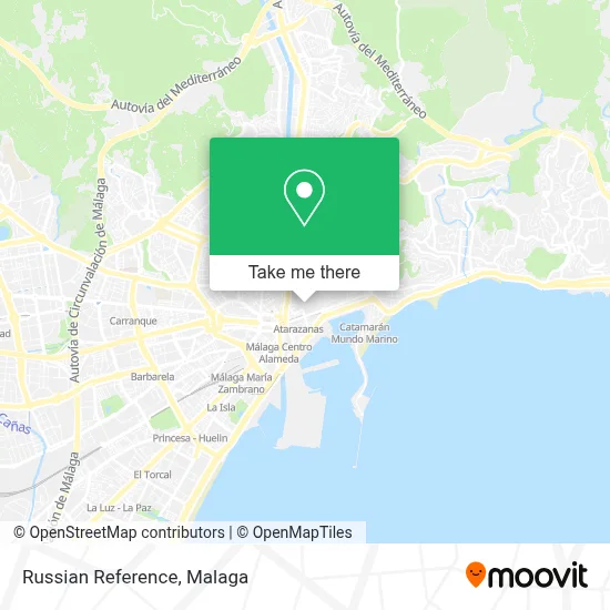 Russian Reference map