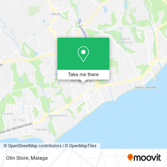 Olin Store map