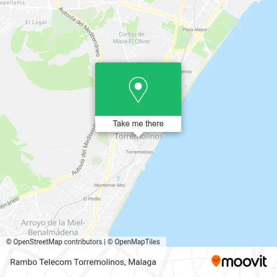 Rambo Telecom Torremolinos map