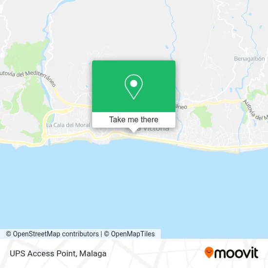 Ups Access Point map
