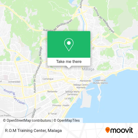 R.O.M Training Center map