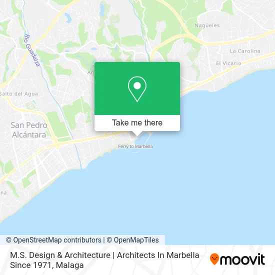M.S. Design & Architecture | Architects In Marbella Since 1971 map