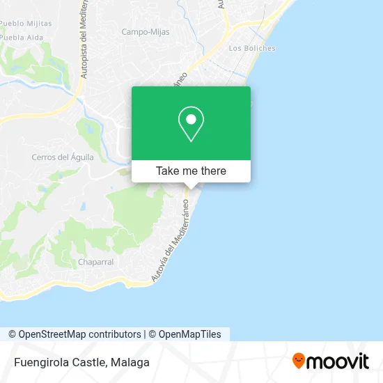 Fuengirola Castle map